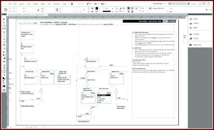Indesign Website Wireframe Template Indesign Website Wireframe Template