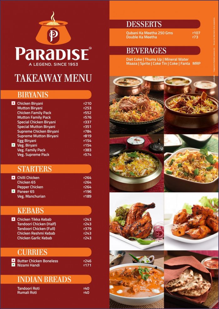 Indian Restaurant Menu Card Templates Free Download Indian Restaurant Menu Card Templates Free Download