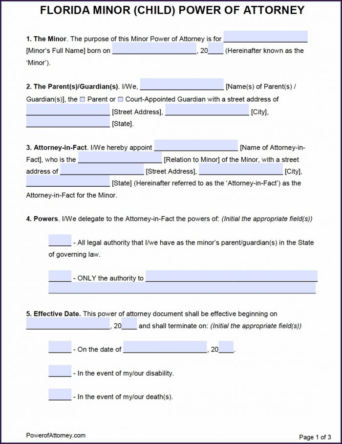 Indiana Power Of Attorney Word Template Indiana Power Of Attorney Word Template