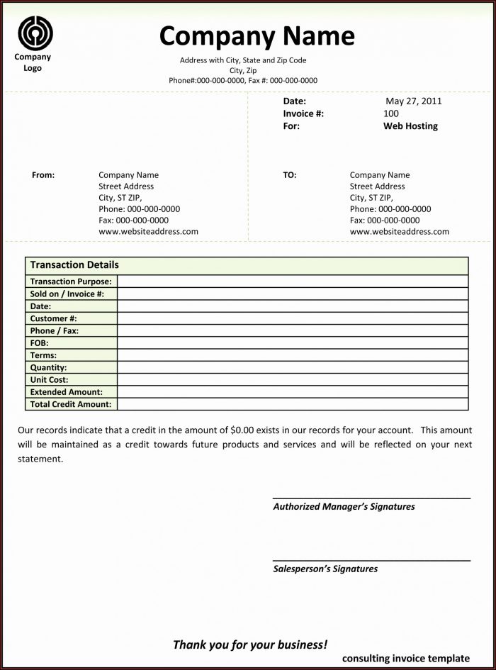Invoice Template For Software Development Services Invoice Template For Software Development Services