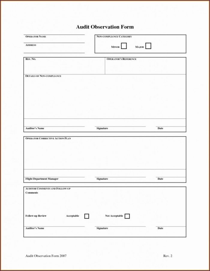 Iso Internal Audit Template Iso Internal Audit Template