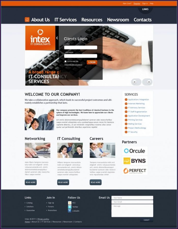 It Consulting Website Templates Free It Consulting Website Templates Free