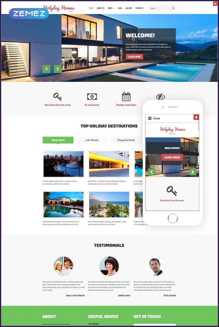 Joomla Real Estate Template Joomla Real Estate Template
