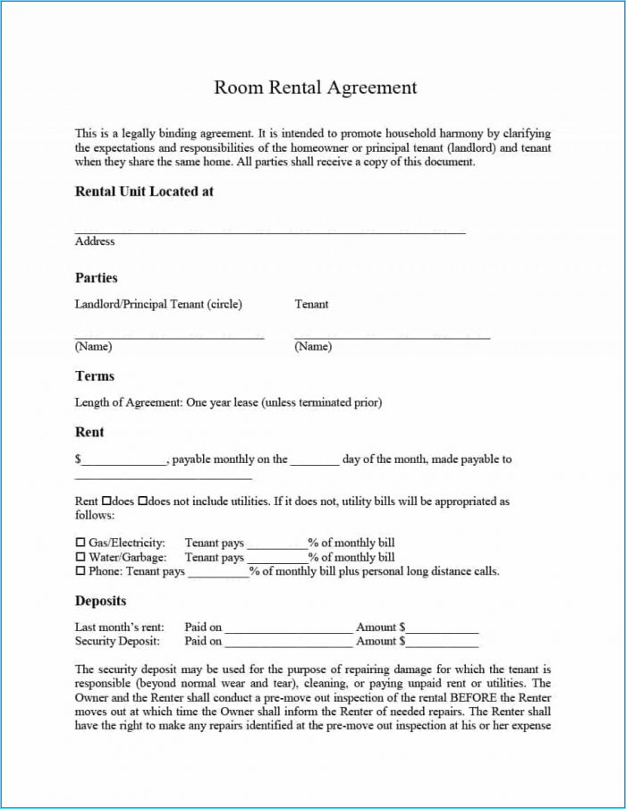 Landlord Printable Tenancy Agreement Template Landlord Printable Tenancy Agreement Template