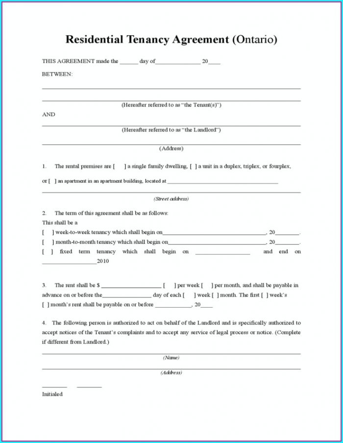 Landlord Tenancy Agreement Template Landlord Tenancy Agreement Template