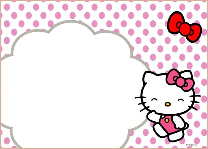 Layout Hello Kitty Invitation Template Blank Layout Hello Kitty Invitation Template Blank