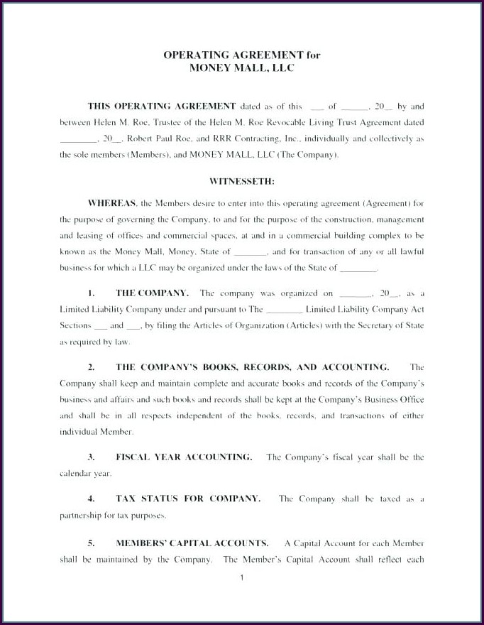Llp Agreement Template Malaysia Llp Agreement Template Malaysia