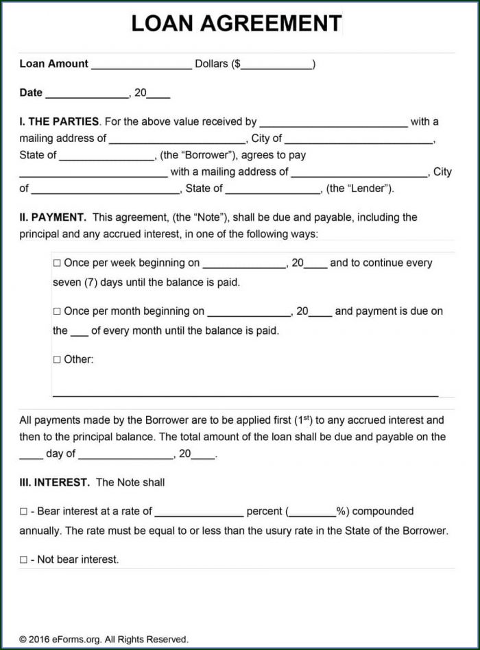 Loan Agreement Template Free Download Loan Agreement Template Free Download