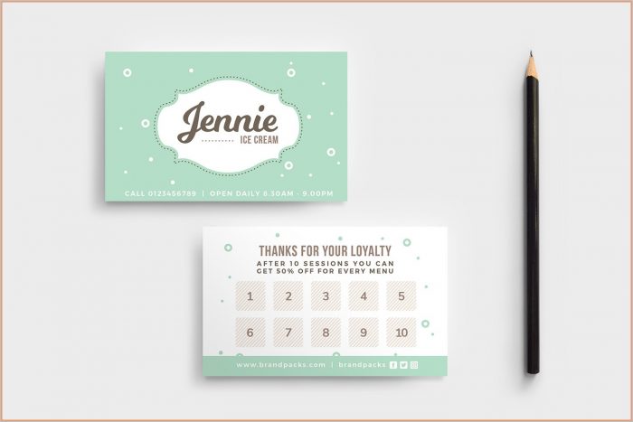 Loyalty Card Design Template Free Loyalty Card Design Template Free