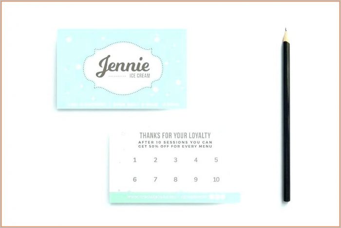 Loyalty Card Template Psd Free Loyalty Card Template Psd Free