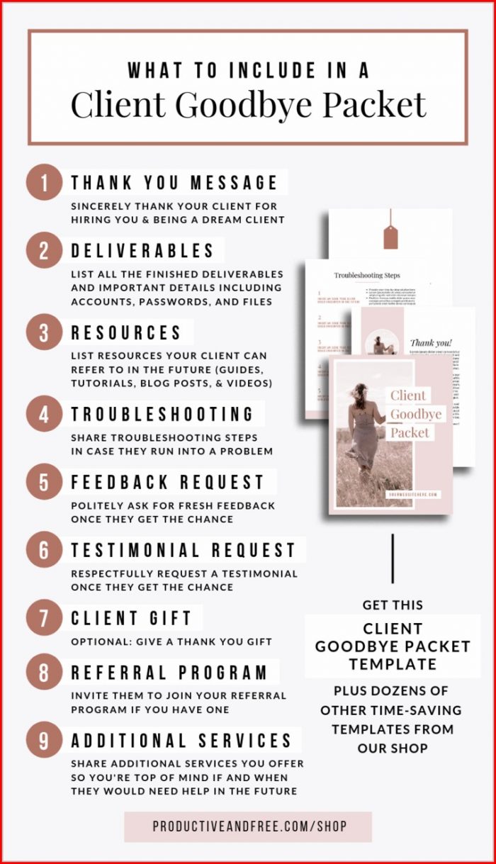 Marketing Packet Template Marketing Packet Template