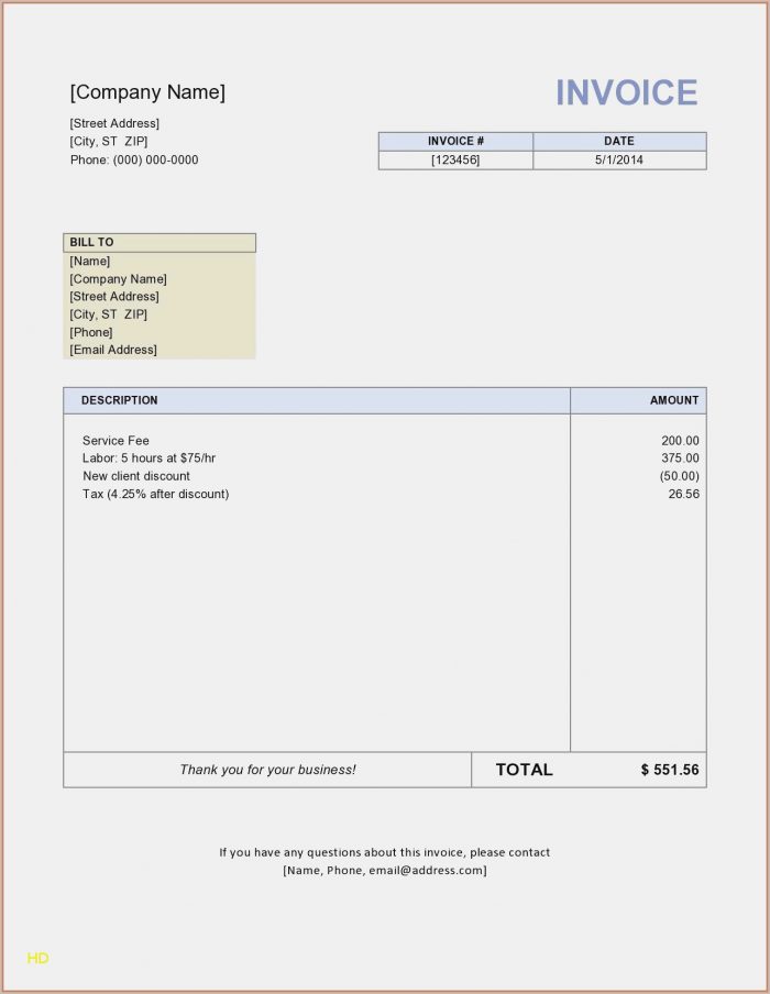 Microsoft Invoice Template Free Download Microsoft Invoice Template Free Download