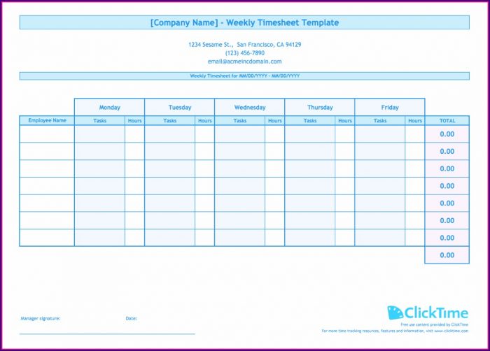 Monthly Timesheet Template Excel Free Download Monthly Timesheet Template Excel Free Download
