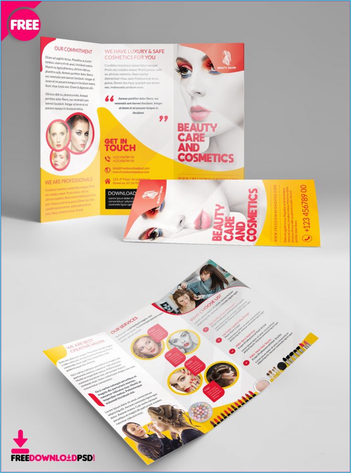 Nail Salon Brochure Templates Free Nail Salon Brochure Templates Free
