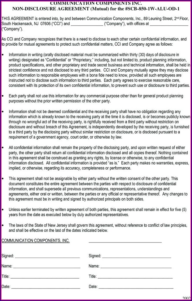 Non Compete Agreement Template Between Companies Non Compete Agreement Template Between Companies