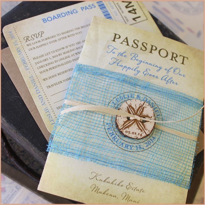 Passport Style Invitation Template Free Passport Style Invitation Template Free