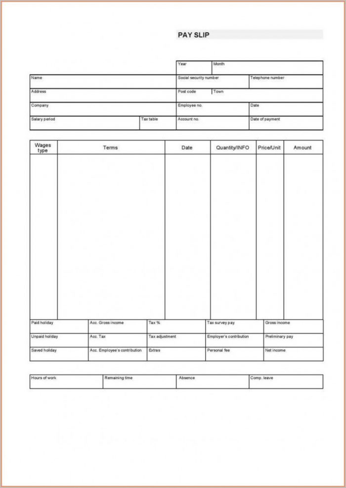 Paycheck Stub Templates Free Paycheck Stub Templates Free