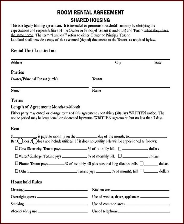 Pdf Free Rental Agreement Template Pdf Free Rental Agreement Template