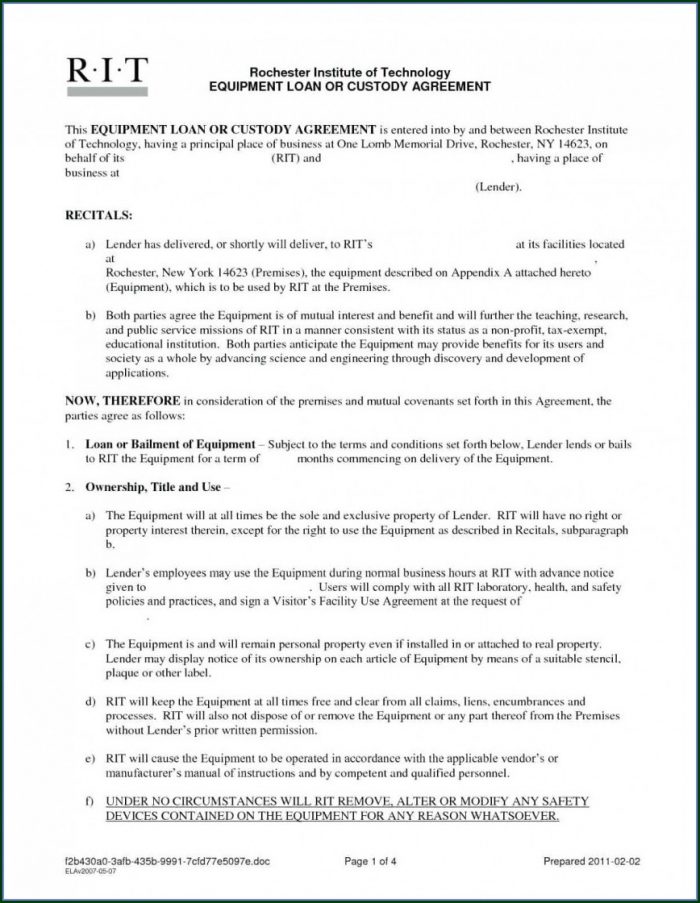 Personal Loan Agreement Template Free Download Nz Personal Loan Agreement Template Free Download Nz