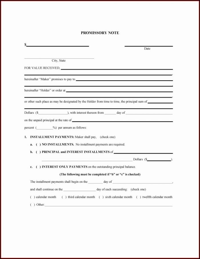 Personal Loan Free Promissory Note Template Pdf Personal Loan Free Promissory Note Template Pdf