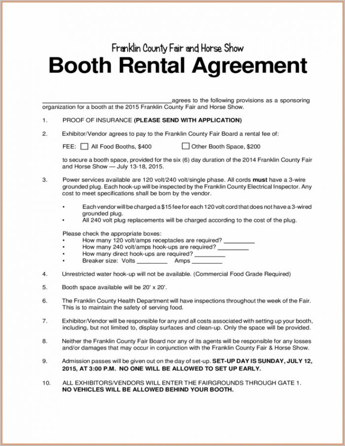 Photo Booth Rental Contract Template Photo Booth Rental Contract Template