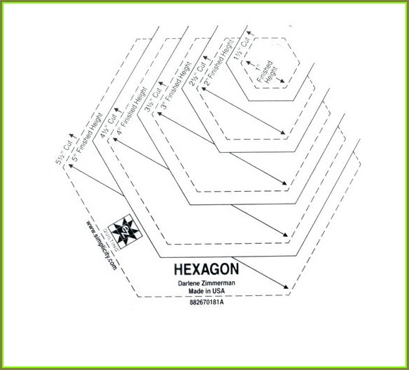 Plastic Hexagon Templates For Quilting Plastic Hexagon Templates For Quilting