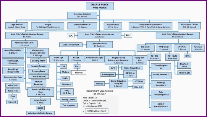 Police Department Organizational Chart Template Police Department Organizational Chart Template