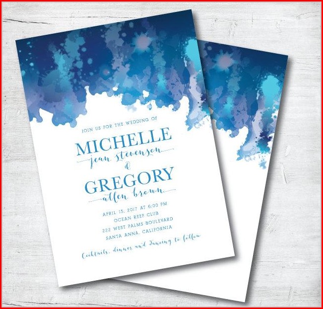 Printable Beach Wedding Invitations Templates Free Printable Beach Wedding Invitations Templates Free
