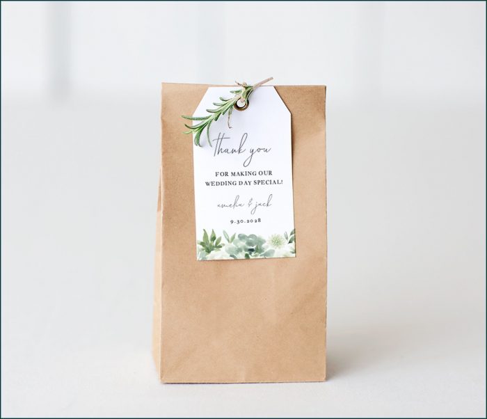 Printable Gift Bag Tag Template Printable Gift Bag Tag Template