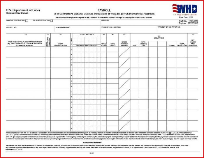 Printable Payroll Deduction Form Template Printable Payroll Deduction Form Template