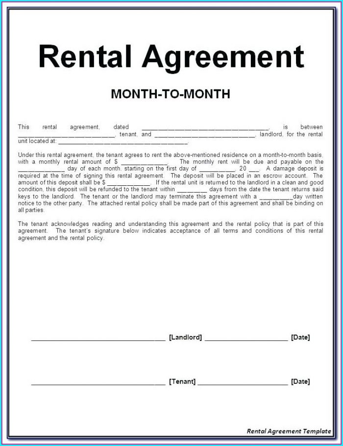 Printable Rental Agreement Template Alberta Printable Rental Agreement Template Alberta