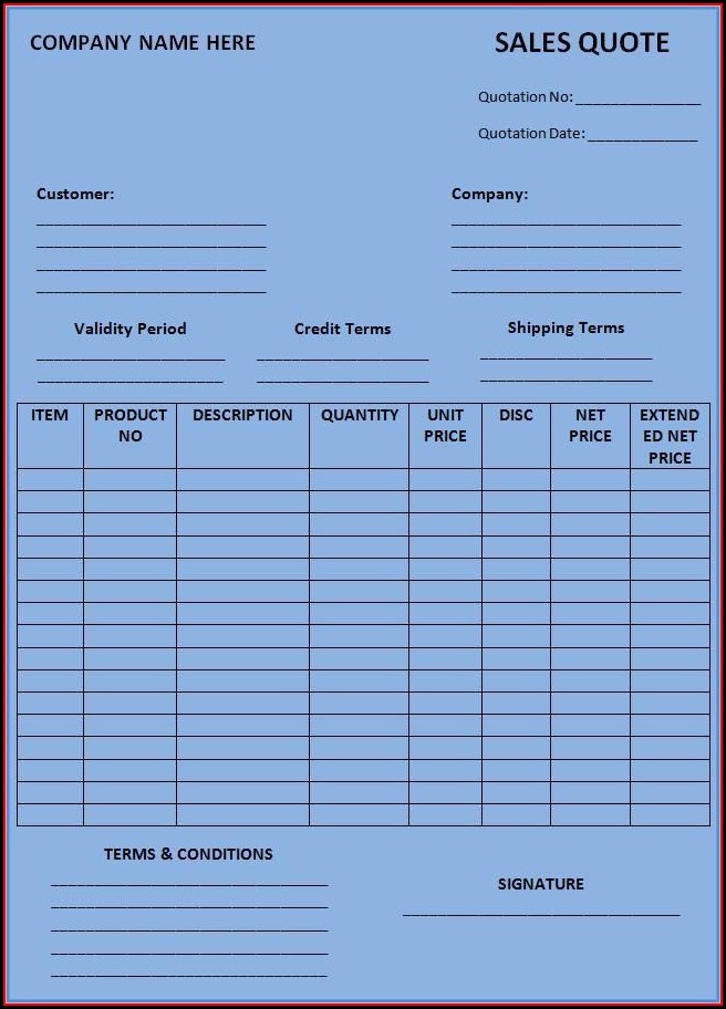 Printable Roofing Quote Template Printable Roofing Quote Template