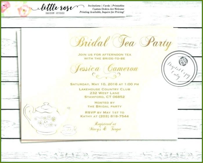 Printable Vintage Tea Party Invitation Templates Free Printable Vintage Tea Party Invitation Templates Free
