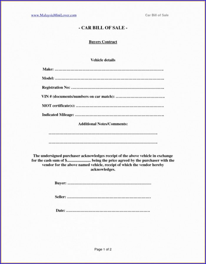 Private Car Sale Receipt Template Free Private Car Sale Receipt Template Free