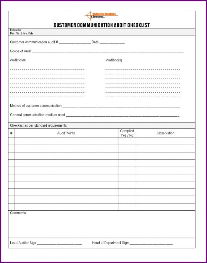 Credentialing Checklist Template