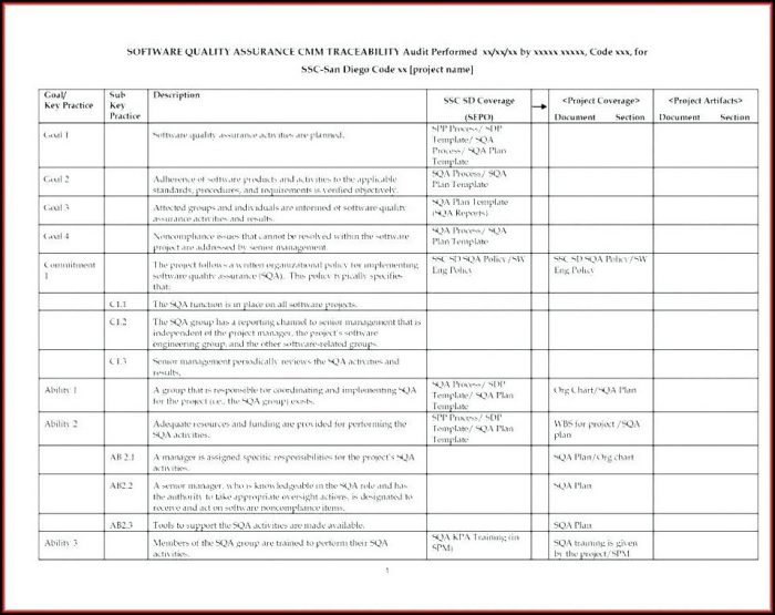 Quality Assurance Plan Template For Healthcare Quality Assurance Plan Template For Healthcare