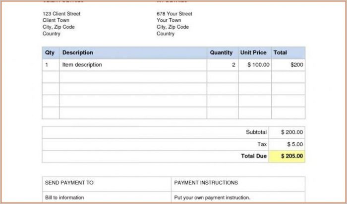 Quicken Invoice Templates Free Quicken Invoice Templates Free