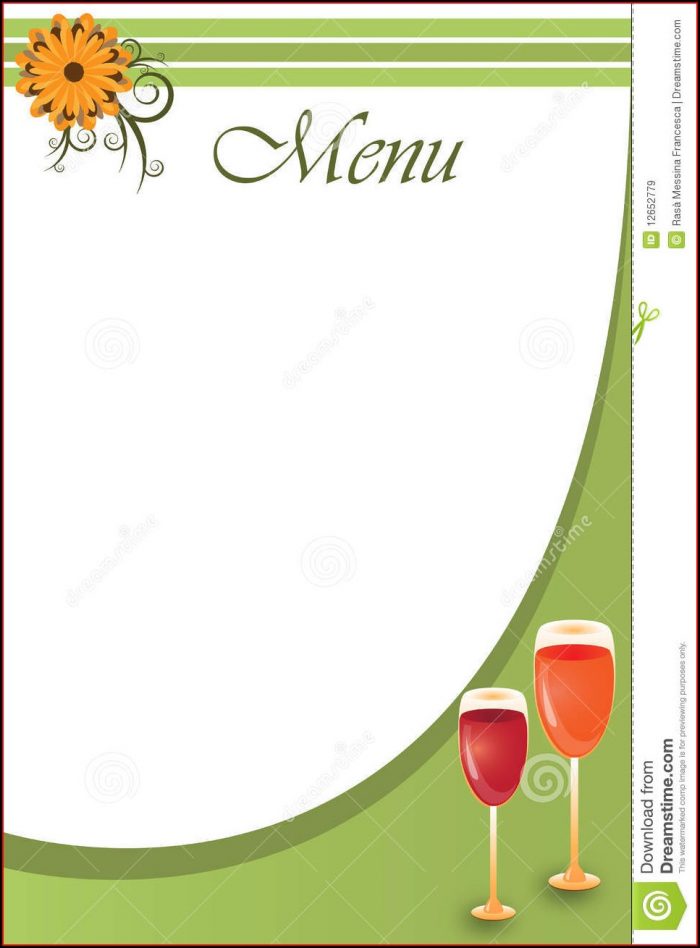 Restaurant Menu Templates Blank Design Menu Card Background Restaurant Menu Templates Blank Design Menu Card Background