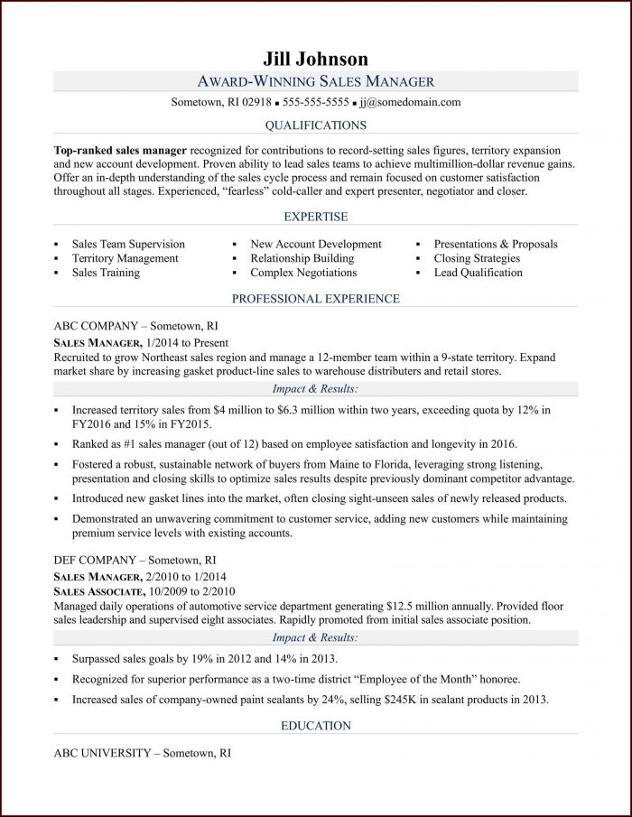 Resume Templates For Sales Resume Templates For Sales