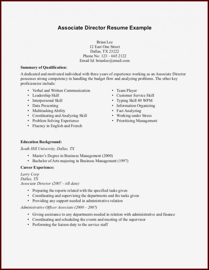 Resume Templates For Sales Associate Resume Templates For Sales Associate