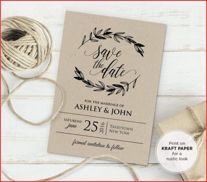 Rustic Wedding Invitation Templates Free Rustic Wedding Invitation Templates Free