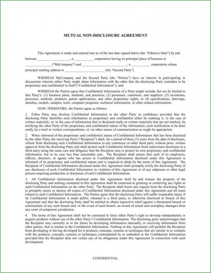 Simple Confidentiality Agreement Template Free Australia Simple Confidentiality Agreement Template Free Australia