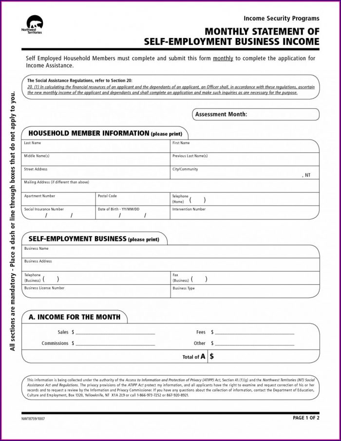 Simple Profit And Loss Template For Self Employed Uk Simple Profit And Loss Template For Self Employed Uk