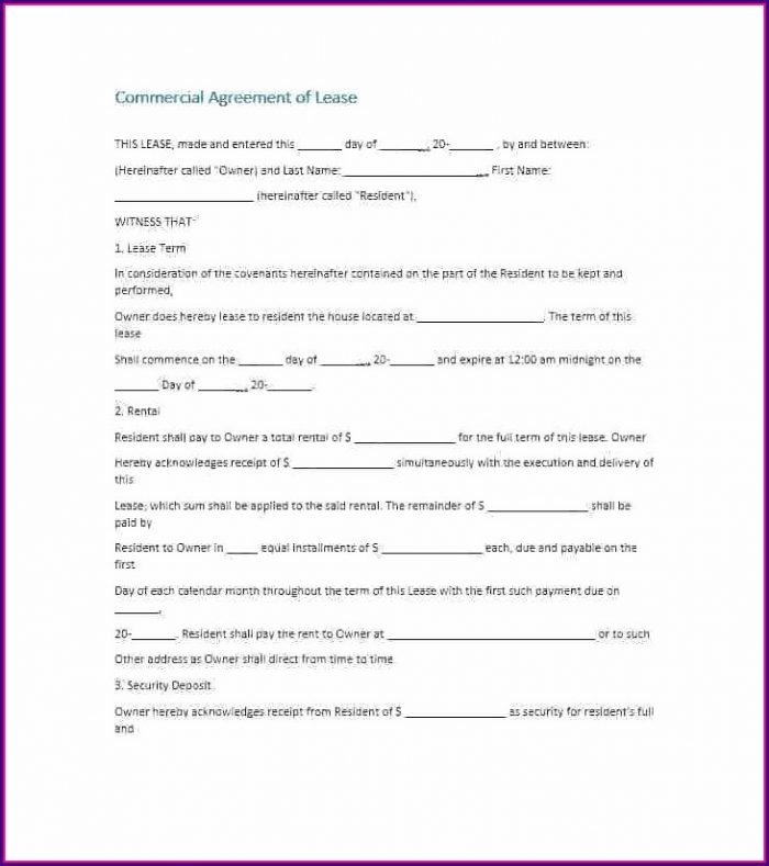 Simple Residential Lease Agreement Template Simple Residential Lease Agreement Template