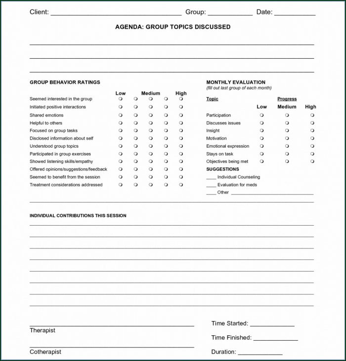 Social Work Counseling Case Notes Template Social Work Counseling Case Notes Template