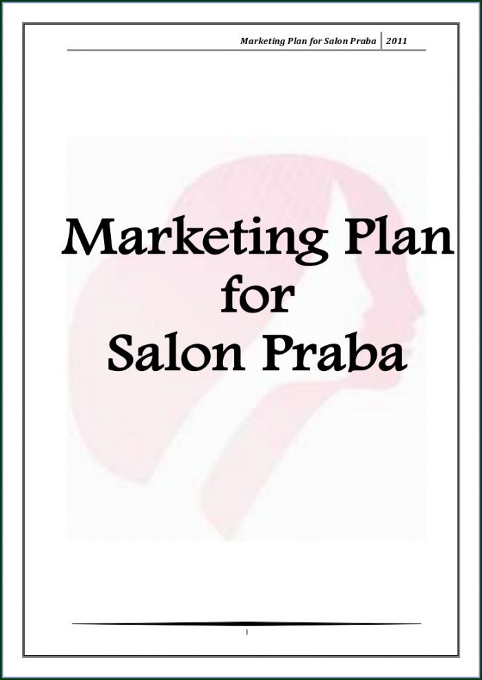 Spa Business Plan Template Free Spa Business Plan Template Free