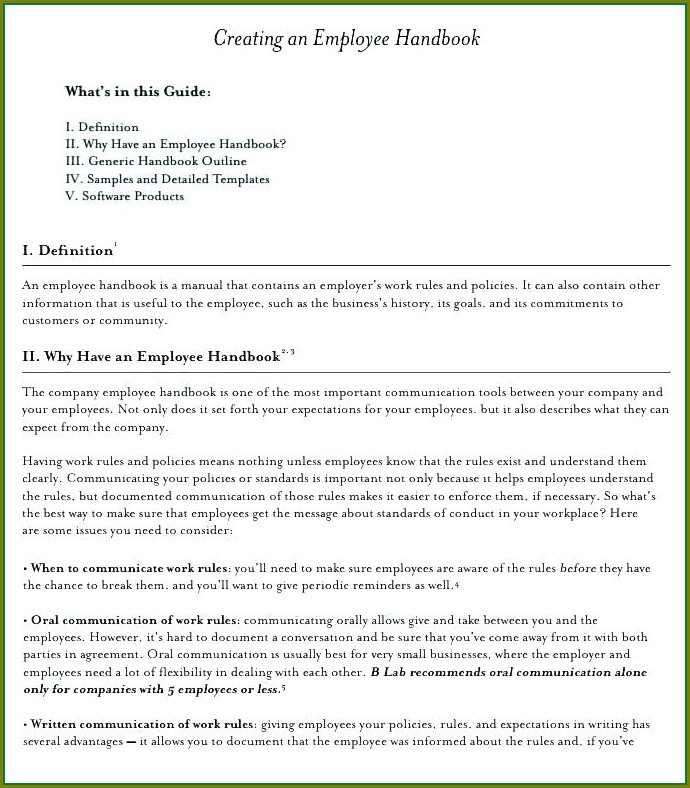 Staff Handbook Template South Africa Staff Handbook Template South Africa
