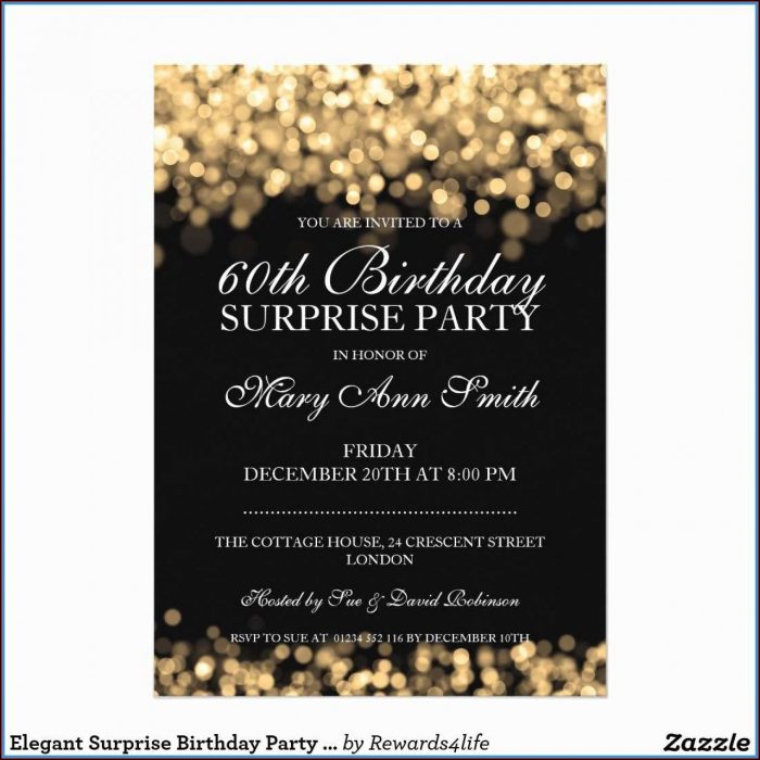 Surprise 60th Birthday Invitation Templates Free Surprise 60th Birthday Invitation Templates Free