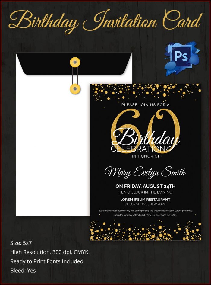 Surprise 60th Birthday Invitation Templates Free Download Surprise 60th Birthday Invitation Templates Free Download