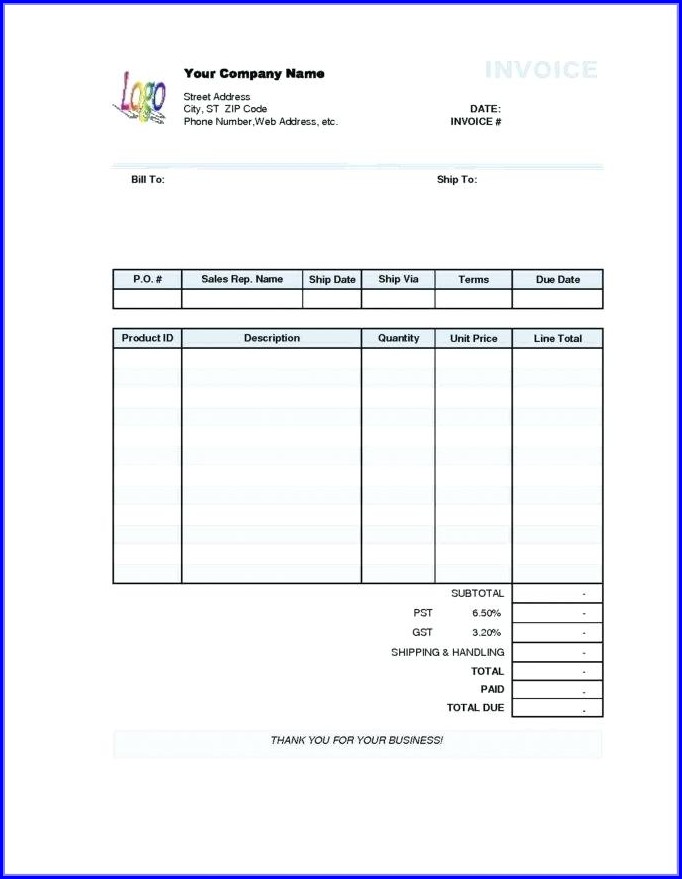 Tax Invoice Template Australia No Gst Tax Invoice Template Australia No Gst